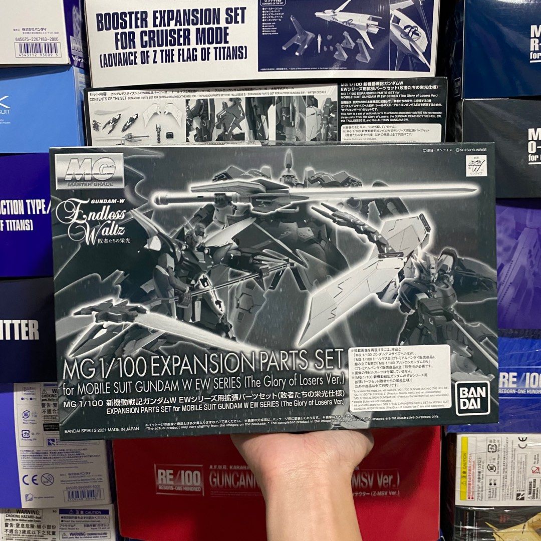 MG 1/100 EXPANSION PARTS SET for MOBILE SUIT GUNDAM W EW SERIES (The Glory of Losers Ver.) (Category: Gundam Model Kits) located in Singapore. Submitted by gun9dam (Listing ID 1237477072, Image 1). Description: Can be meet at Jurong East Stn or self collect under my blk if driving car. Otherwise express extra $5 delivery can help to arranging.