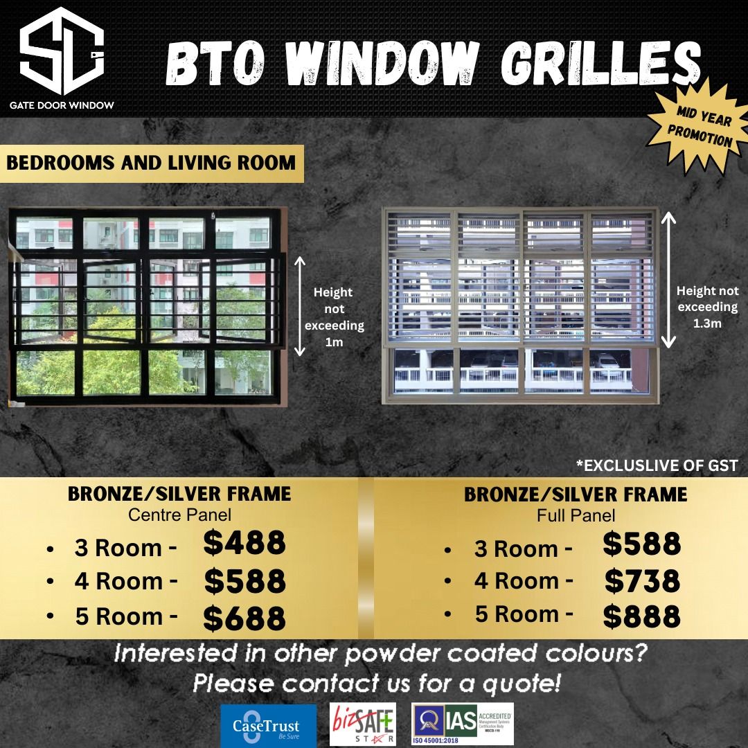 [MID YEAR PROMOTION] BTO Window Grilles, Home Services, Renovations ...