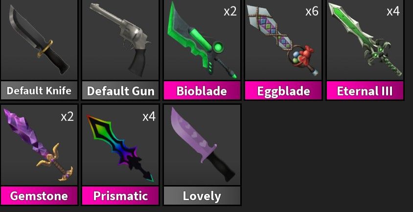 Roblox Murder Mystery 2 MM2 Boneblade Godly Knife and Guns