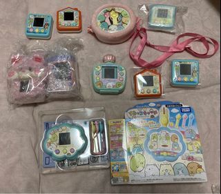Mocchi Maruzu Hamster, Punitapi, Sumikko Catch, Sumikko Water, Atsume and Sagashi, Demon Slayer Tamagotchi Nano lot