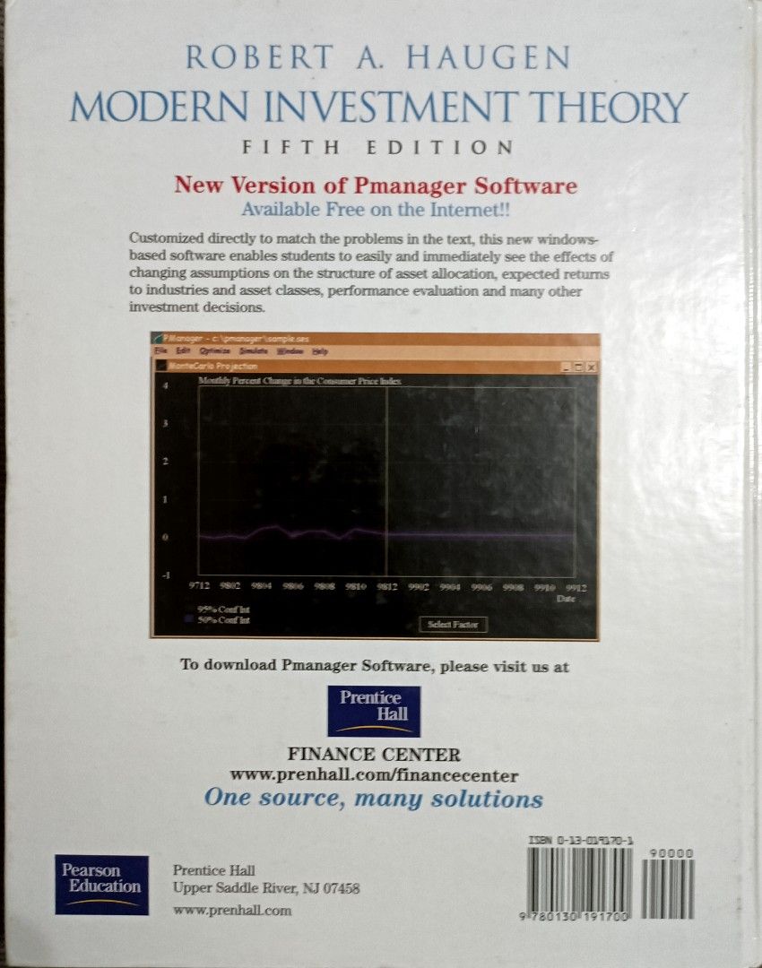 Modern investment theory, 興趣及遊戲, 書本 & 文具, 教科書 Carousell