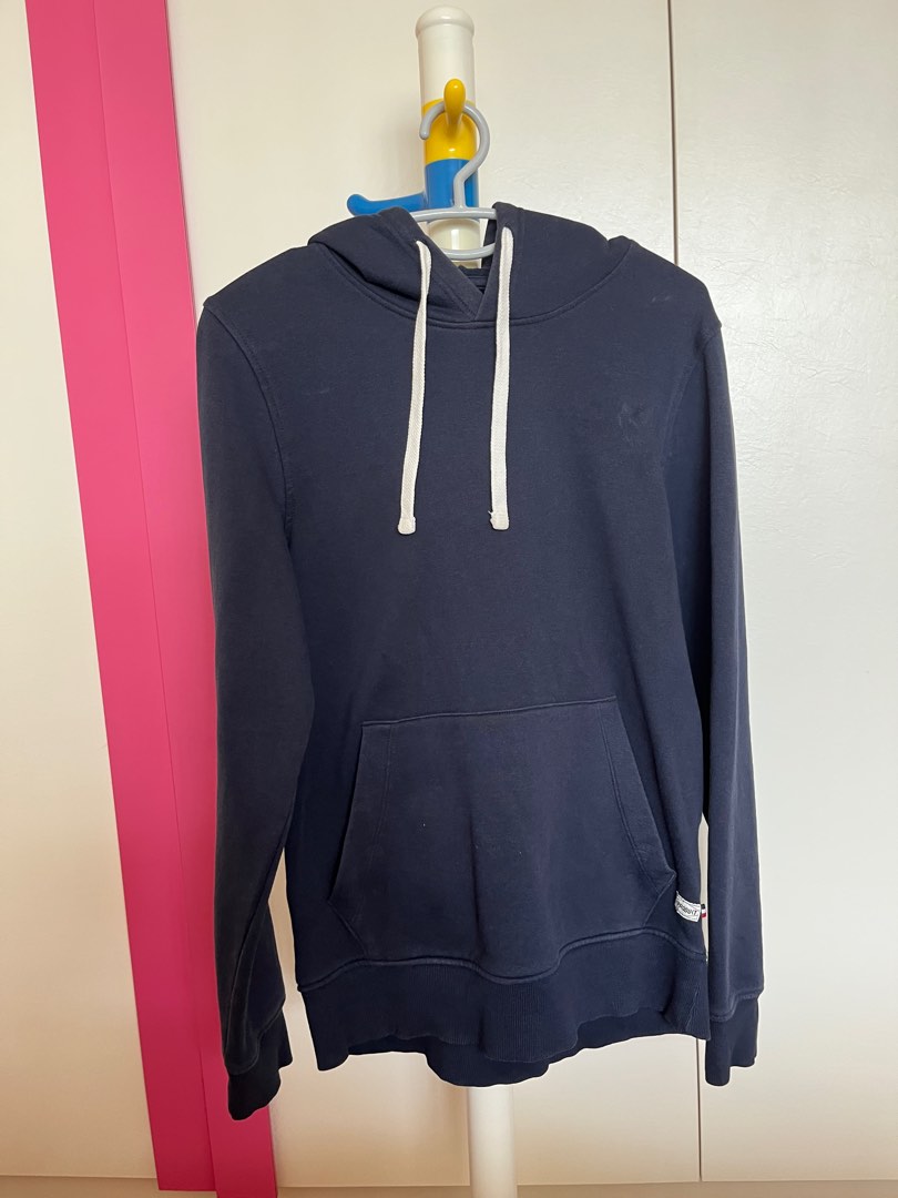 Navy Blue hoodie Men s Fashion Coats Jackets and Outerwear on