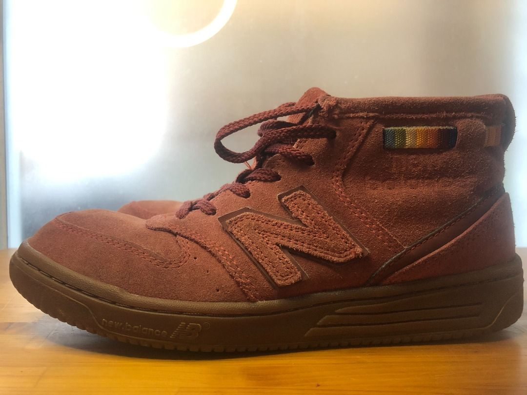 New balance suede high top tops