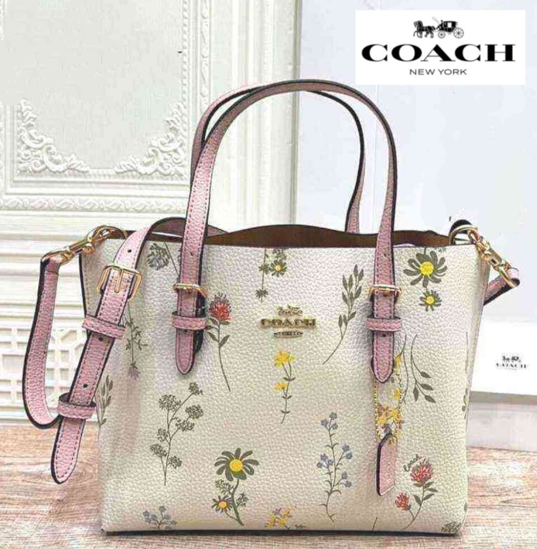 Coach floral print bag store