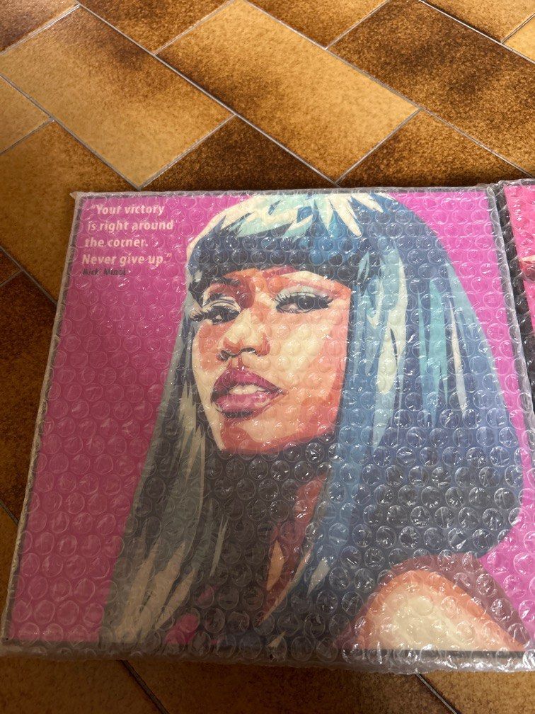 Nicki Minaj Pop Art Painting, Furniture & Home Living, Home Decor, Frames &  Pictures On Carousell