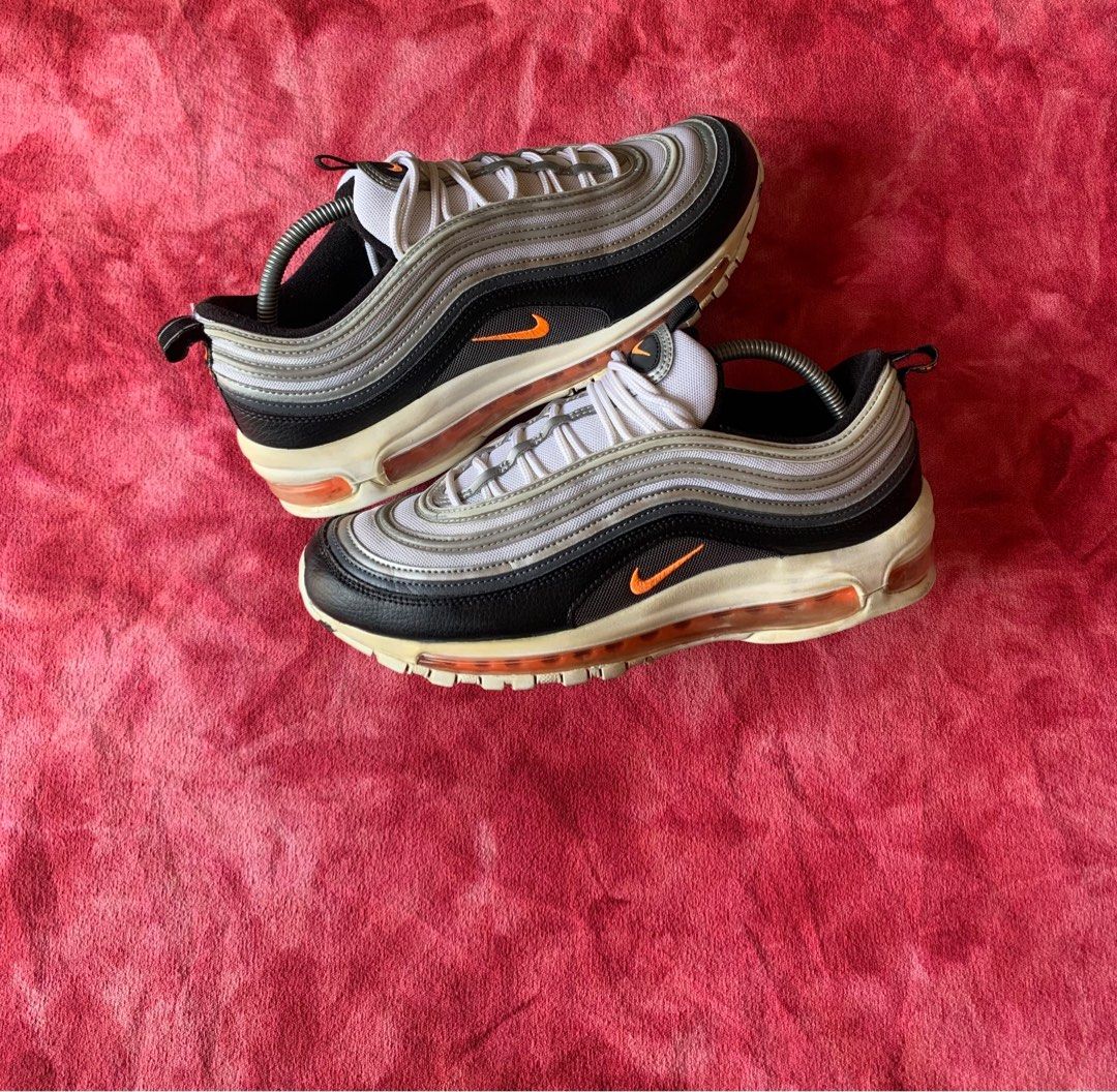Nike air max 97 orange and black shop