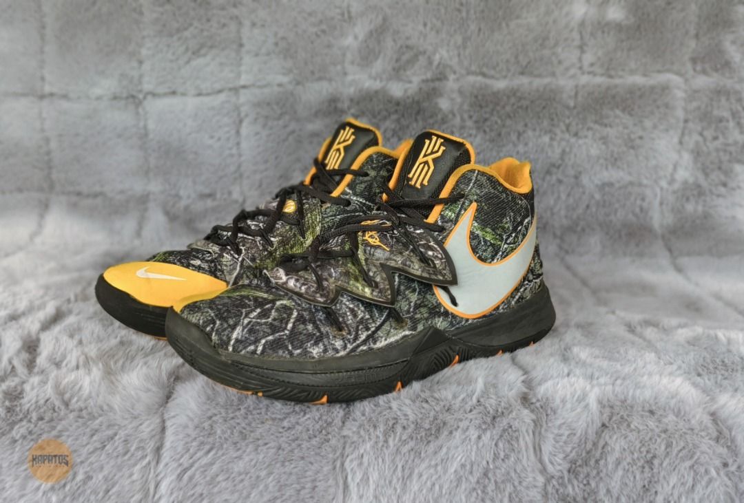 Nike kyrie 5 camo orange store