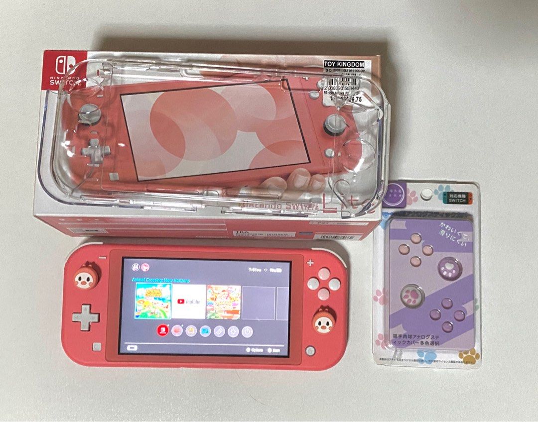 NINTENDO SWITCH LITE CORAL WITH FREEBIES Video Gaming Video Game