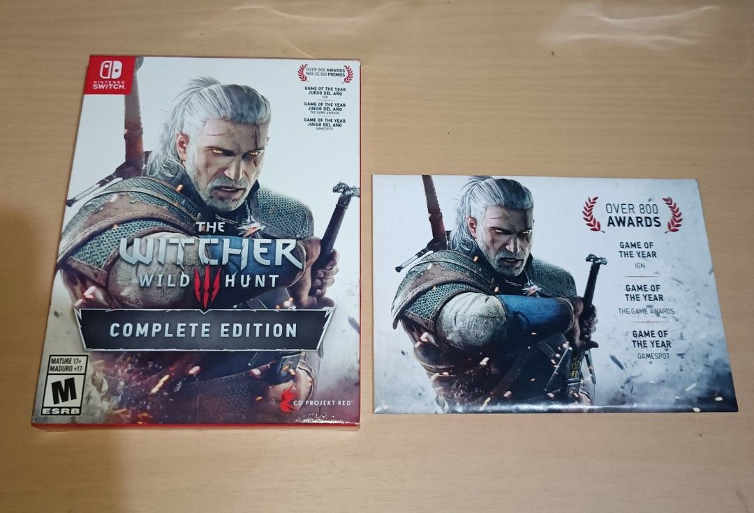 Nintendo Switch The Witcher 3 Box & Complete Insert + Postcard Sealed Only (Category: Nintendo) located in Pasay City. Submitted by gamelect_hub (Listing ID 1237454946, Image 1). Description: For sale my Nintendo Switch the witcher 3 box and insert only Like map sticker etc + Postcard only No Game Cartridge Included kung nag hahanap kayo ng mga case at cover for collection i have tons of switch games case & cover original not printed thanks My Pr