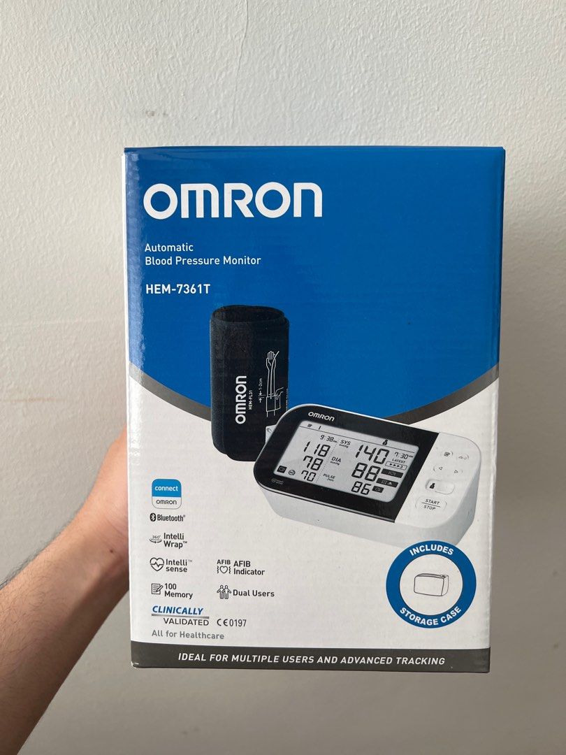 Omron Blood Pressure Monitor HEM7361T, Health & Nutrition, Health