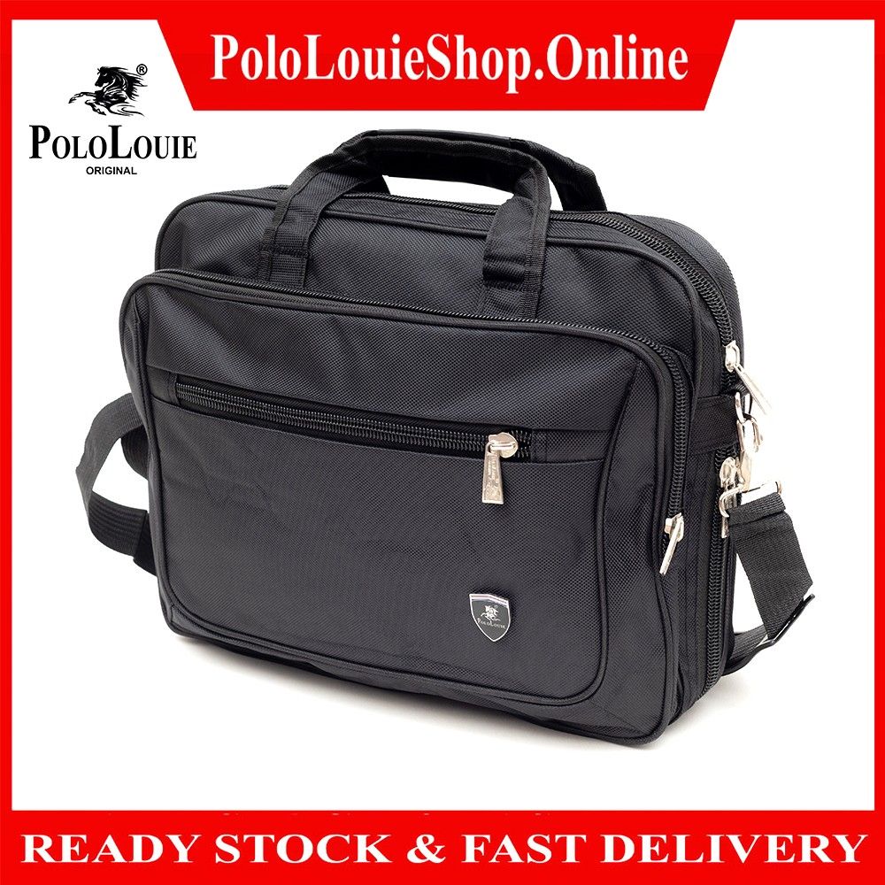 Original Polo Louie Men's Leather Messenger Bag Office Work Bag Sling  Shoulder Bag Beg Silang Lelaki, Men's Fashion, Bags, Sling Bags on Carousell