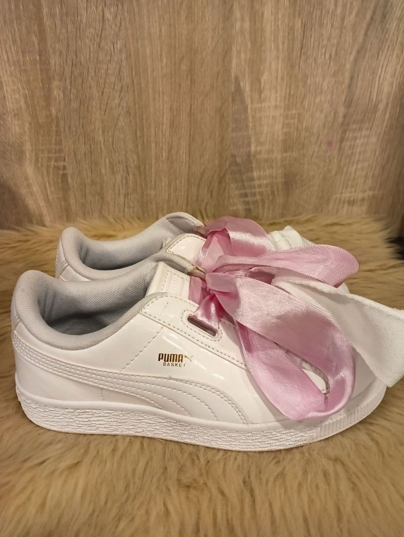 Puma shoes with silk sales laces