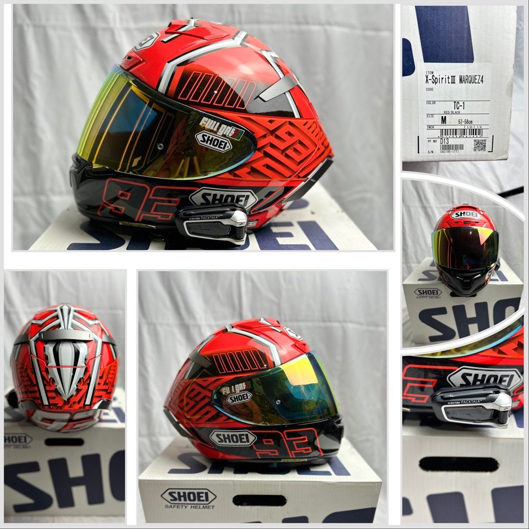Shoei x spirit 3 marquez hot sale 4