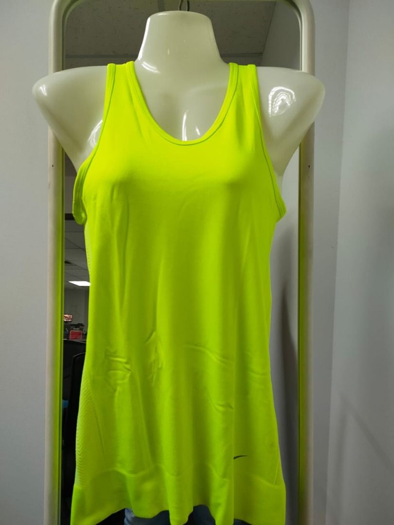 Neon green and pink nike shirt sale