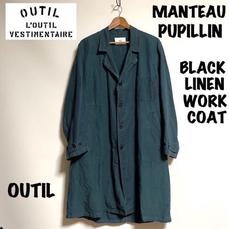 日本製 OUTIL MANTEAU PUPILIN black indigo - velo2000.qc.ca