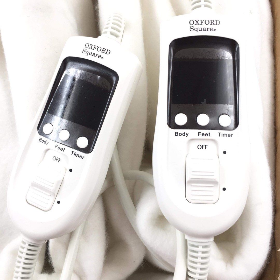 OXFORD SQUARE King Size Electric Blanket 220volts, Furniture & Home