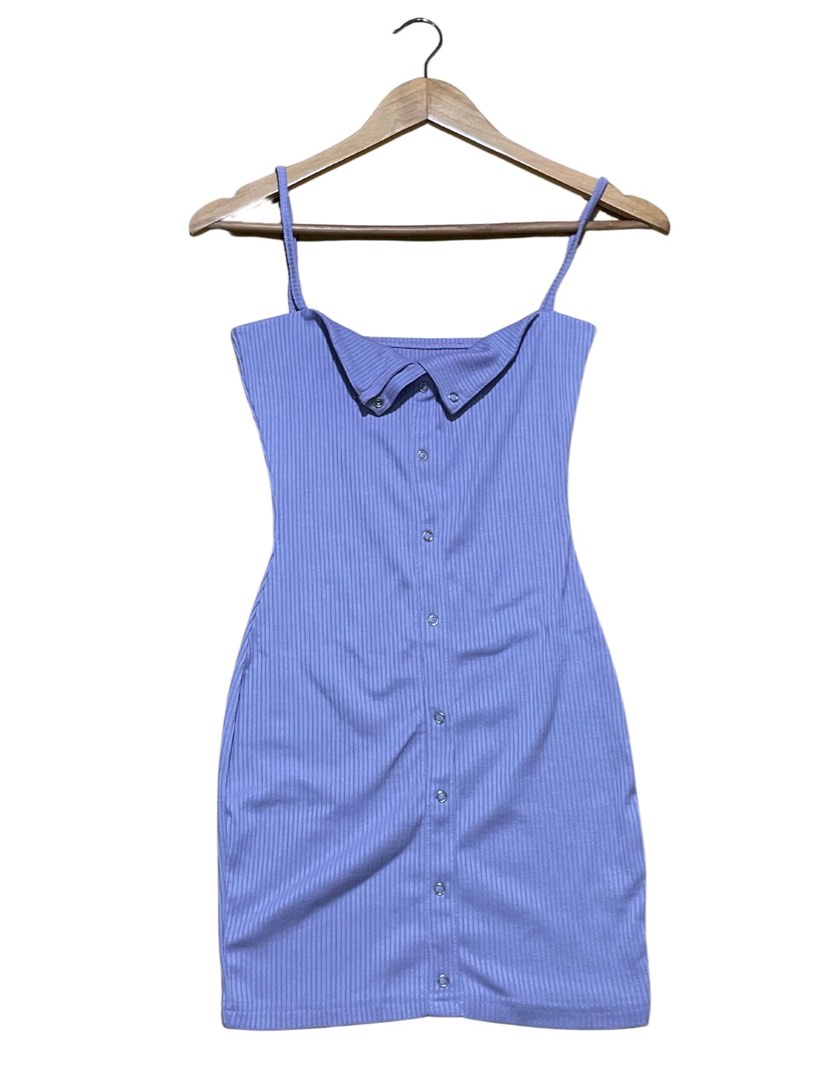 Pastel purple midi dress (Small) on Carousell