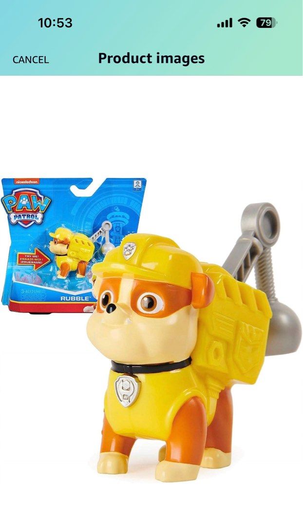 Talking rubble discount