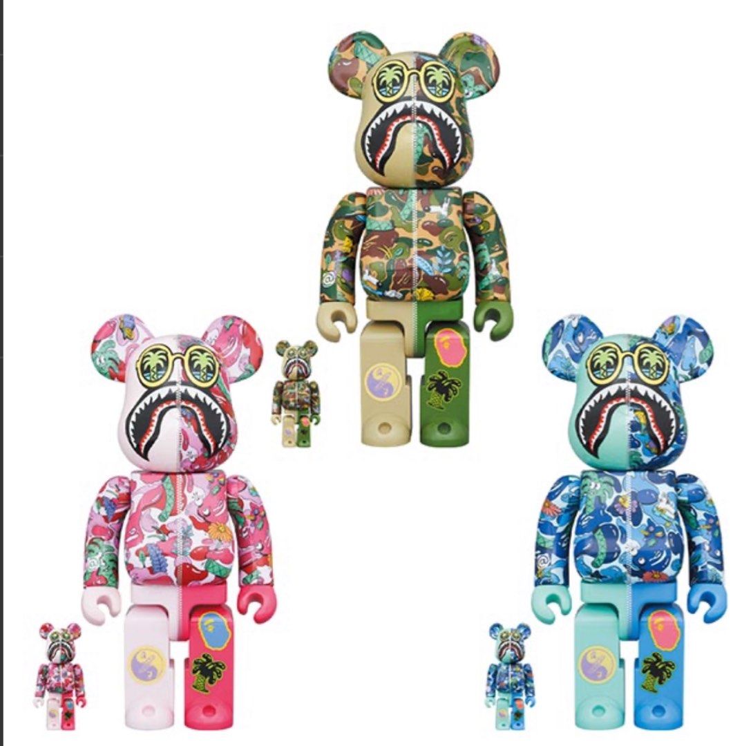 Per-order) 100% & 400% / 1000% BE@RBRICK Steven Harrington X BAPE