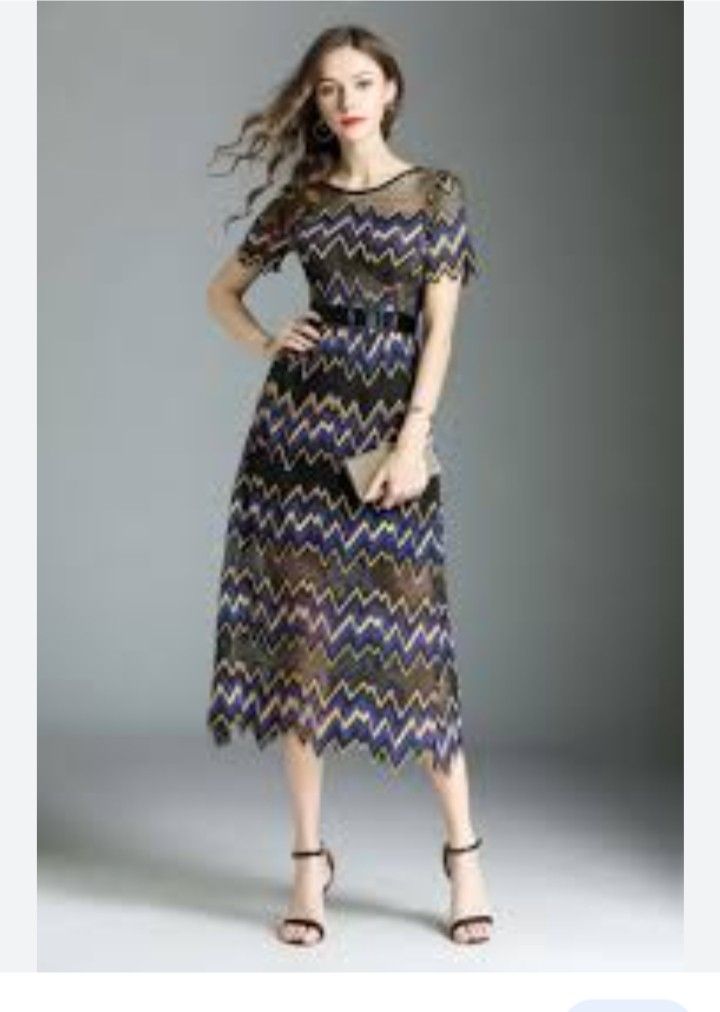 green emerald velvet dress Picadilly Cap Sleeve Printed Dress in Extra Small – stepup.fashion