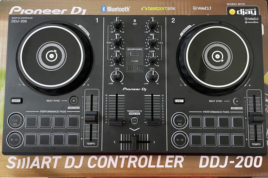 Pioneer DDJ200 DJ Controller, Hobbies & Toys, Music & Media, Musical Instruments on Carousell