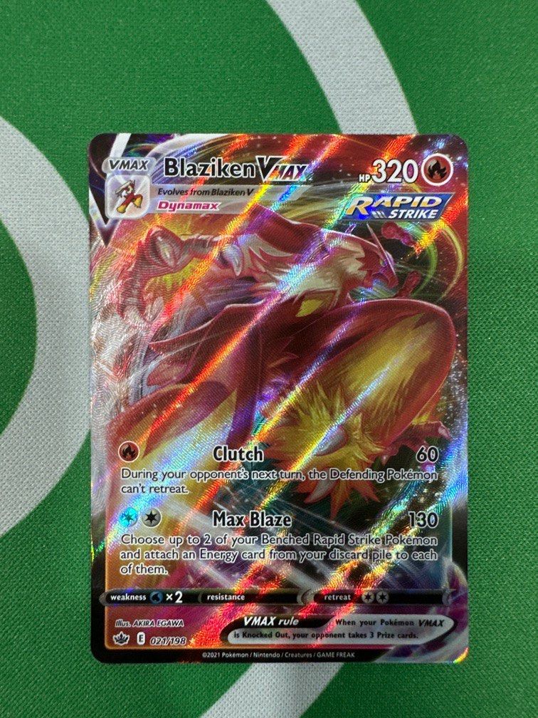 pokemon-card-blaziken-vmax-hobbies-toys-toys-games-on-carousell