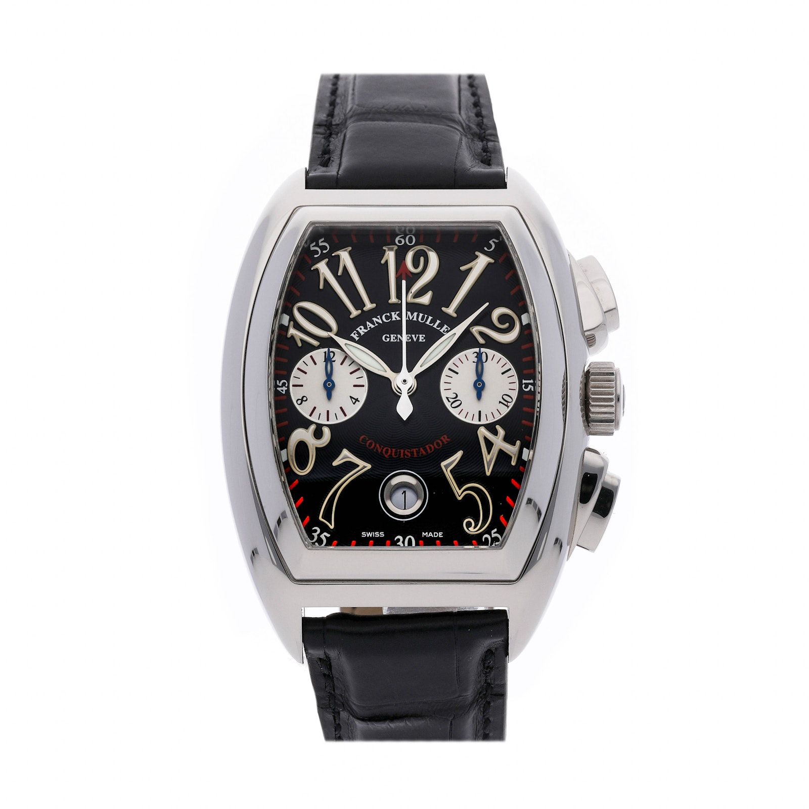 Pre Owned Franck Muller Conquistador Chronograph 8002 CC BLA