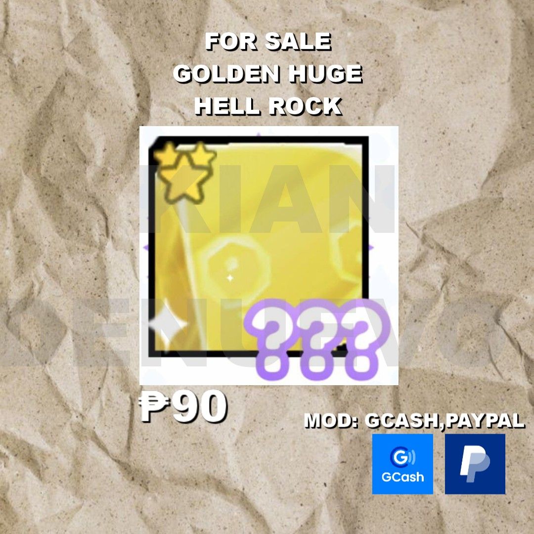 PSXGOLDEN HUGE HELL ROCK, Video Gaming, Video Games, Others on Carousell
