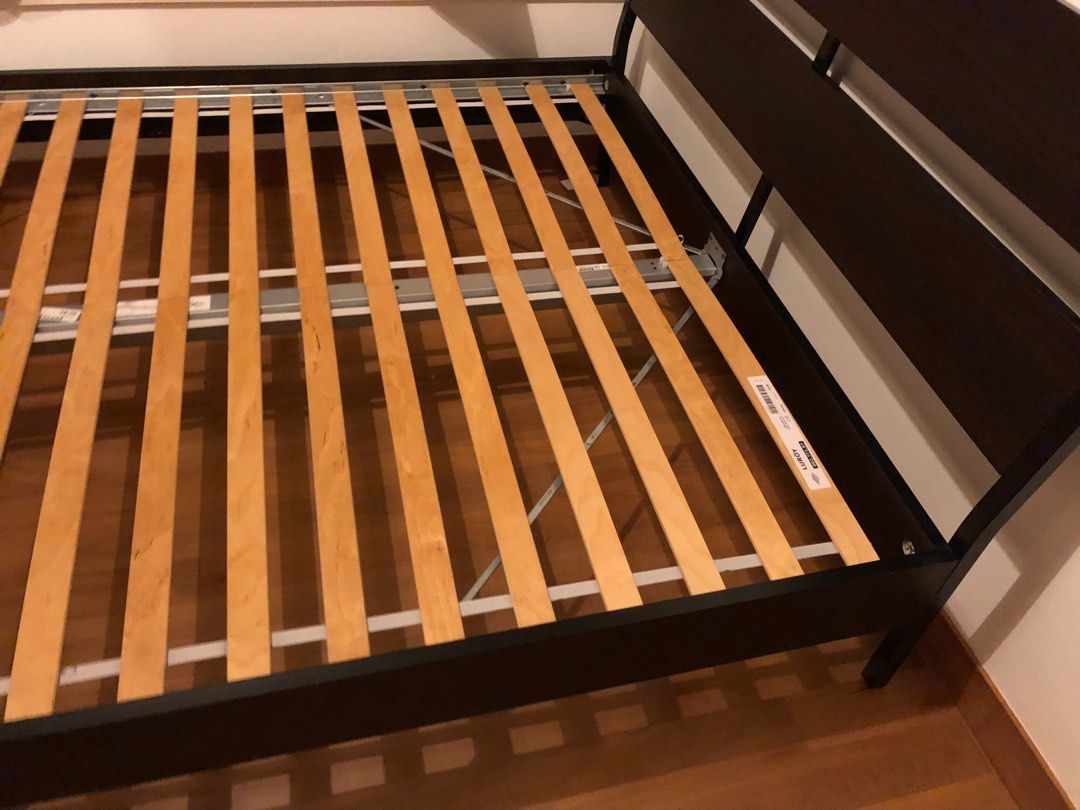 Queen Bed IKEA Tyrsil, Furniture & Home Living, Furniture, Bed Frames