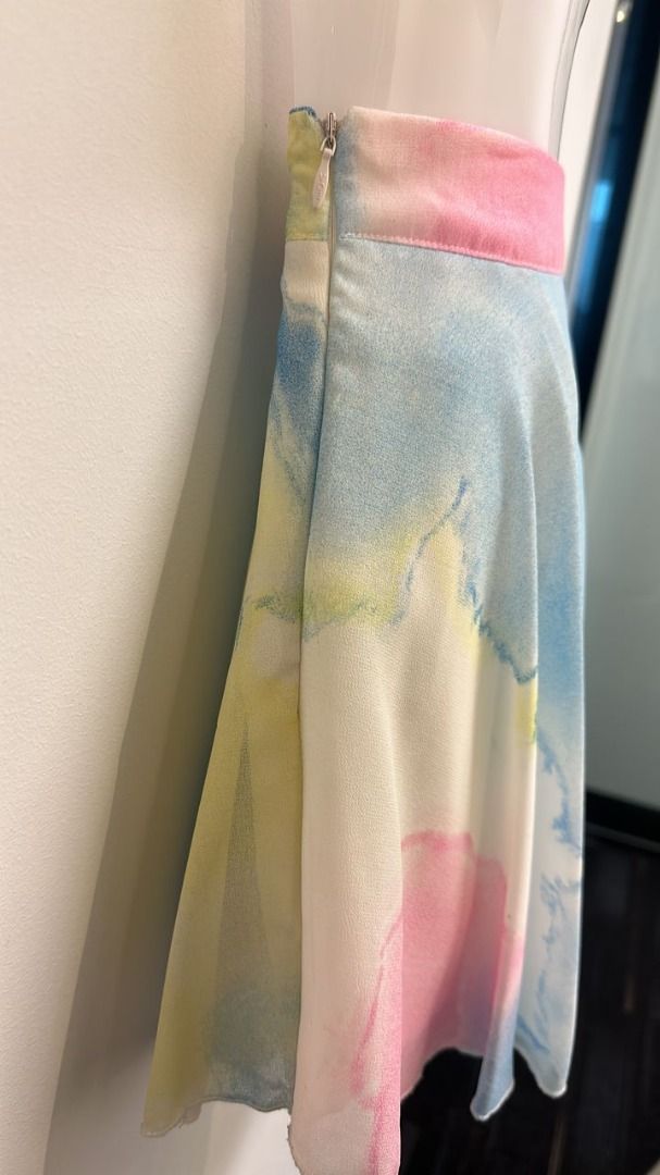 Chiffon hotsell rainbow skirt