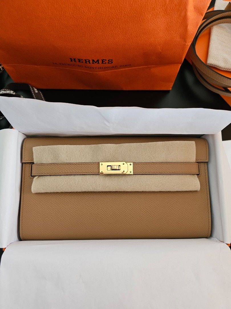 Hermes Kelly 25 Bi-Color Jaune Ambre Verso Shoulder Bag