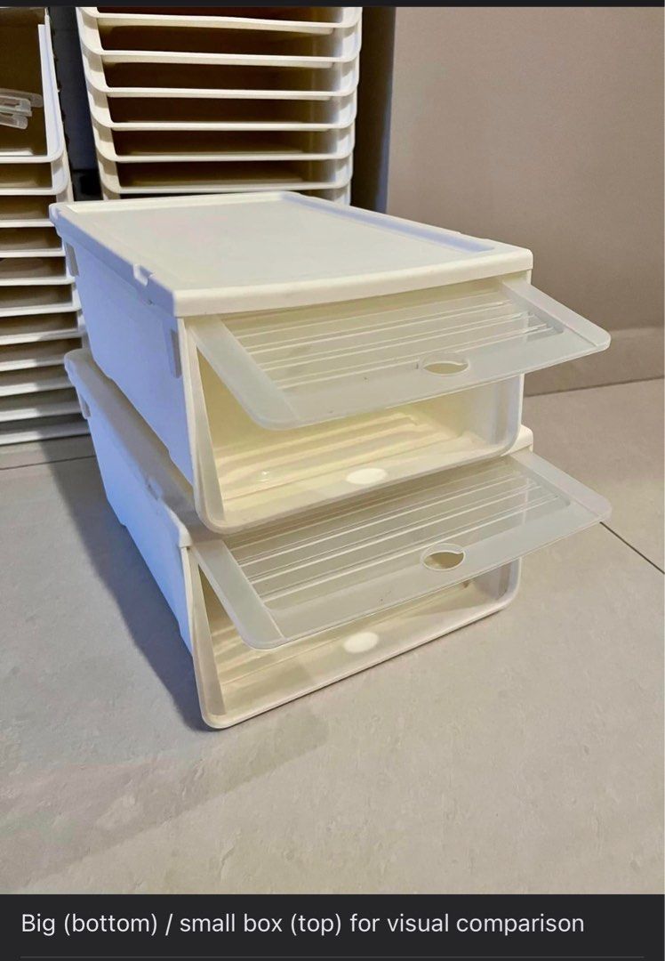 Rectangular size shoe box to give away Furniture Home Living