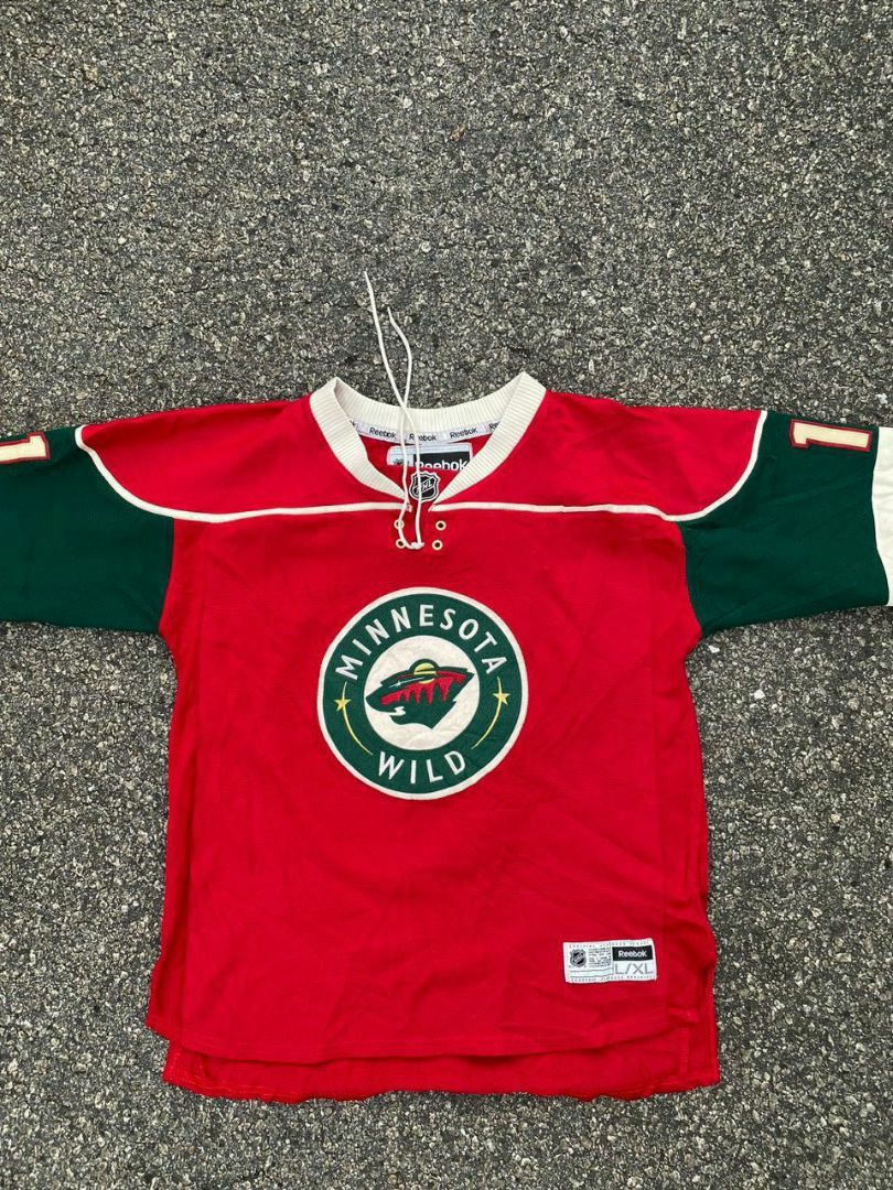 Reebok minnesota best sale wild jersey