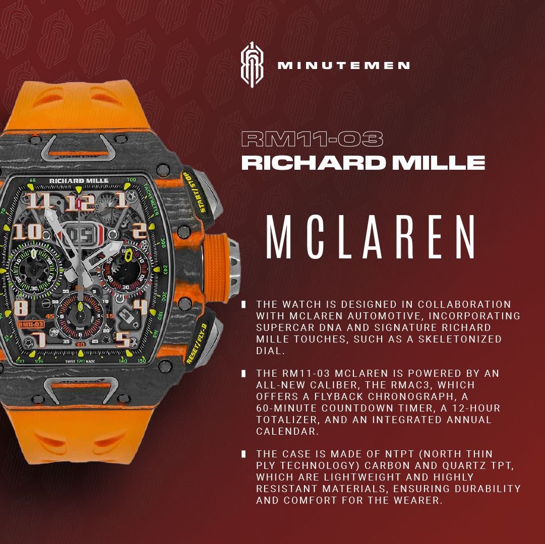 Rm 1103 mclaren discount