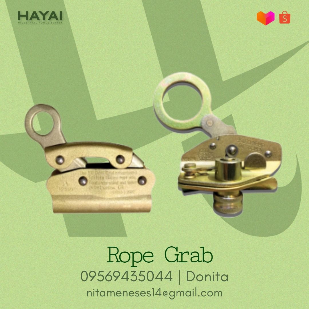 Rope Grab, Commercial & Industrial, Industrial Equipment on Carousell