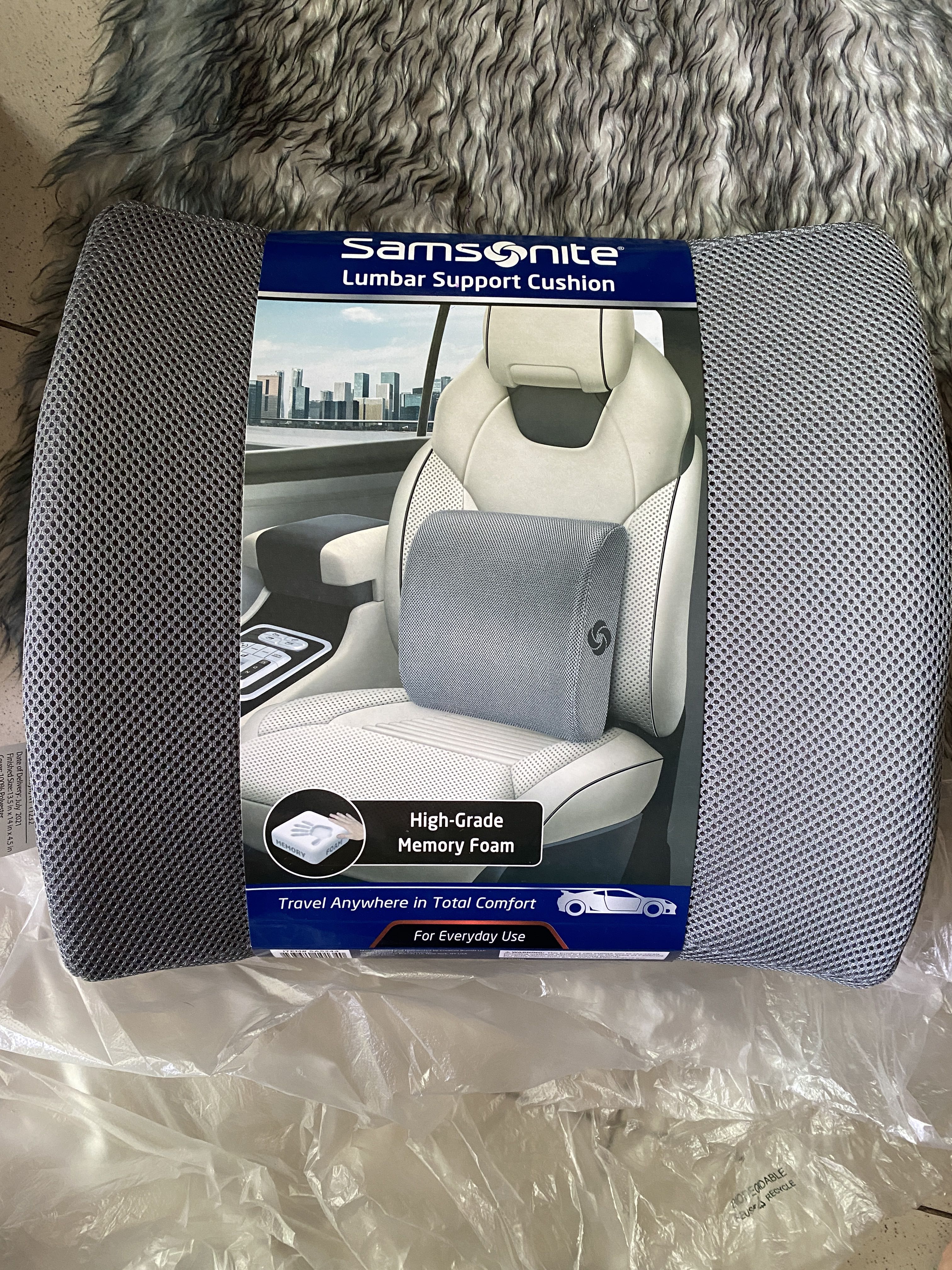 Samsonite car top seat cushion