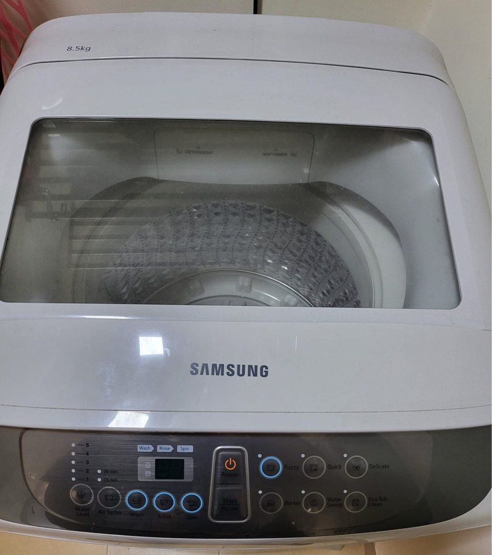 Samsung 8.5kg top loader washer, TV & Home Appliances, Washing Machines