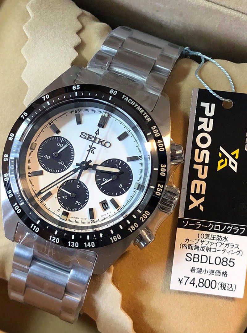 Seiko prospex speedtimer 精工黑白熊貓ssc813p1 sbdl085 Solar