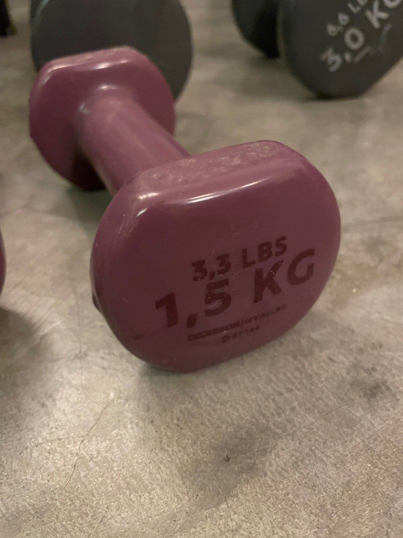 Decathlon weights for sale, Sports Equipment, Exercise & Fitness