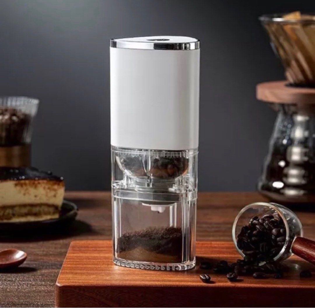 Electric coffee bean grinder top