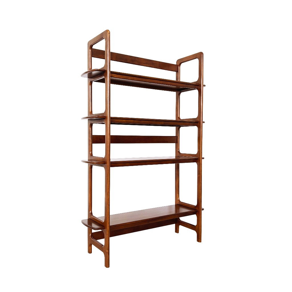 SHAKOA Solid Wood Book Shelf (Solid Oak) Free delivery, Furniture
