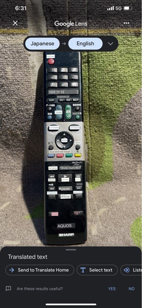 Sharp Aquos tv blueray dvd Remote control Japan fully Working on Carousell
