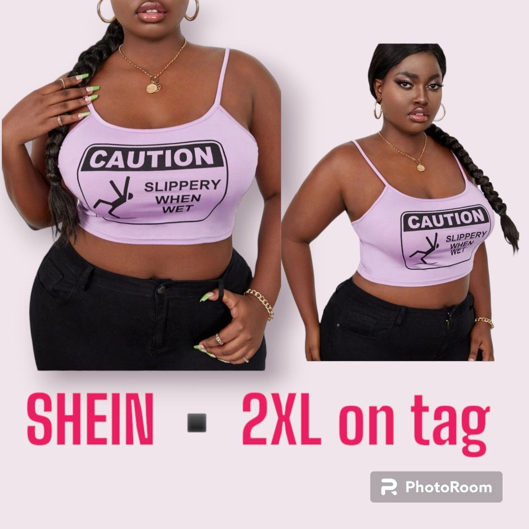 SHEIN PLUS SIZE SEXY TOPS 2XL, Women's Fashion, Tops, Others Tops on  Carousell