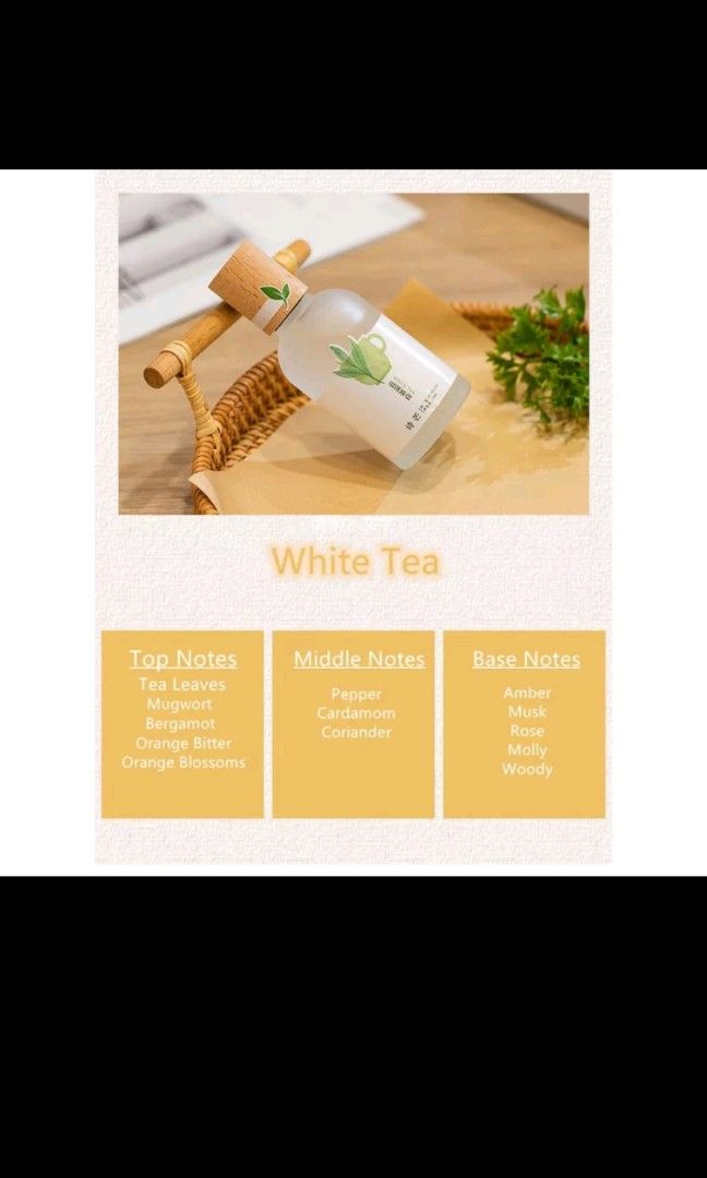 Shimang white tea perfume, Beauty & Personal Care, Fragrance