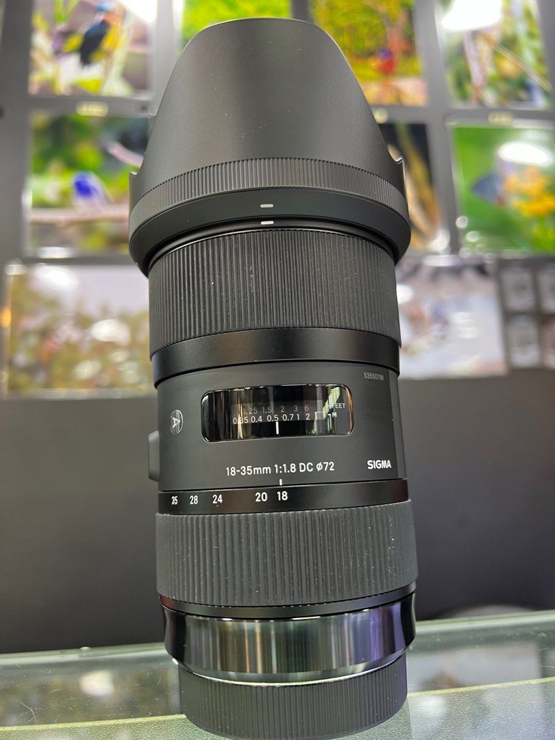 Sigma 18-35mm F1.8 Canon EF Mount, 攝影器材, 鏡頭及裝備- Carousell