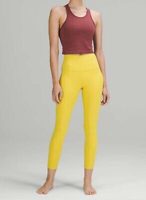 Size 10 Lululemon Align™ Fast and Free High-Rise 25 pants *nonReflective  *Asia Fit Yello, Women's Fashion, Activewear on Carousell