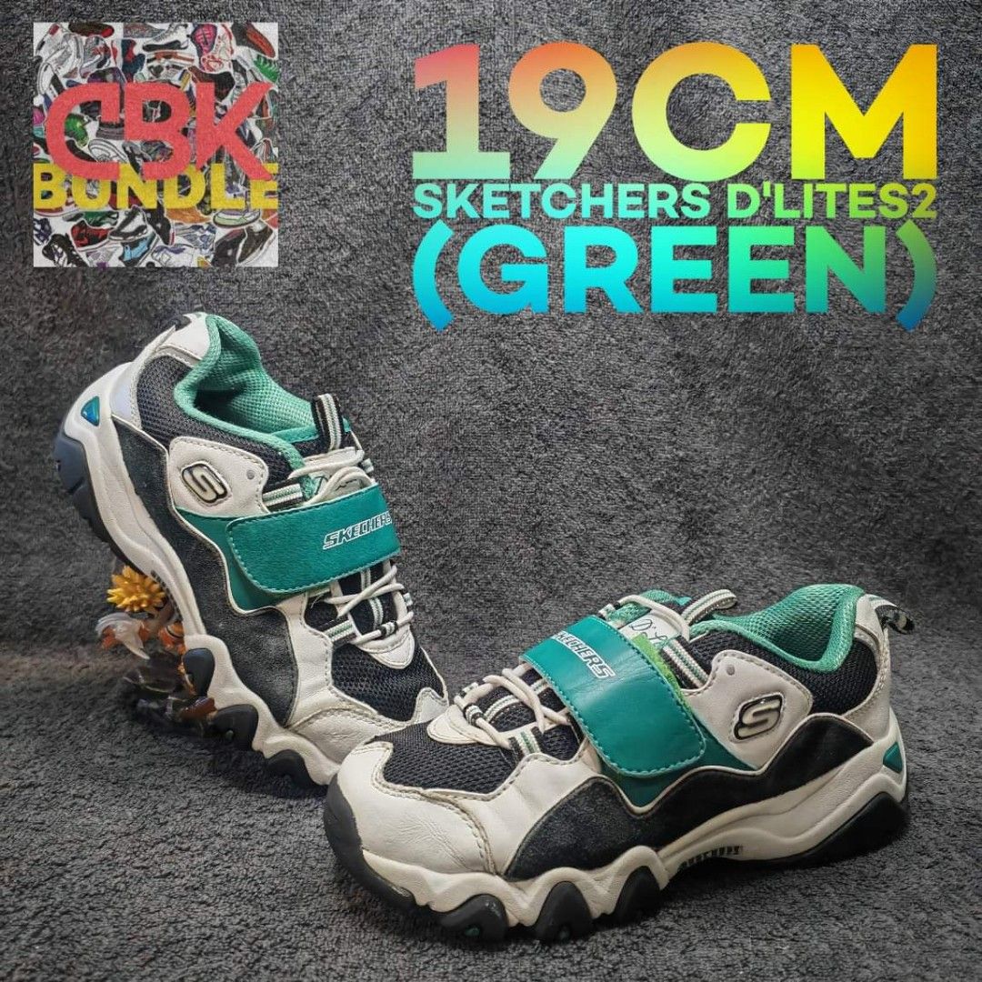 Skechers d lites 2 womens green hotsell