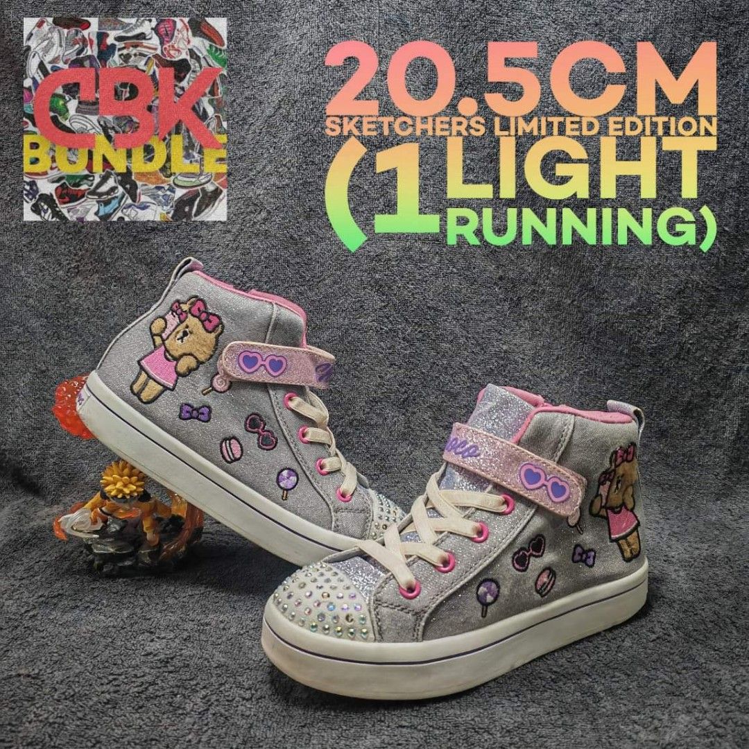 Skechers twinkle hot sale toes boys