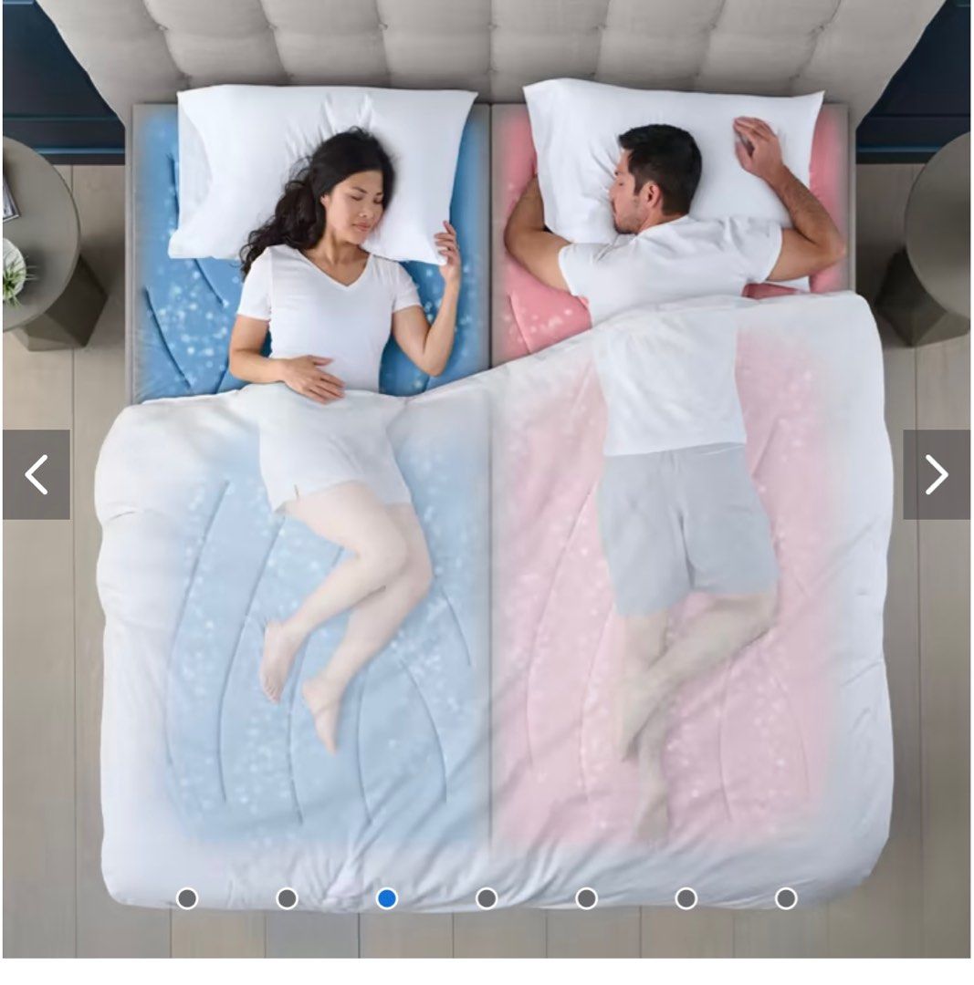 Sleep Number Dual Temp Cooling Mattress Layer Bed Cooler, Furniture