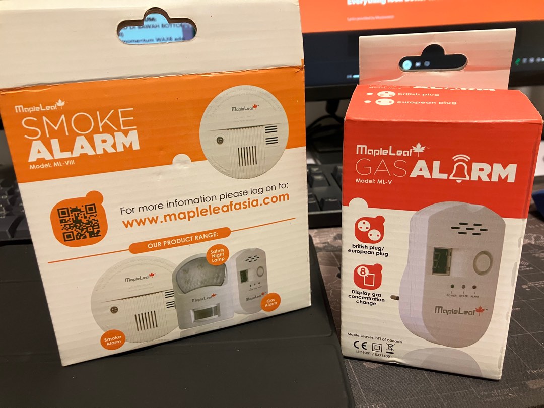 MAPLE LEAF SMOKE & GAS ALARM, Everything Else, Others on Carousell